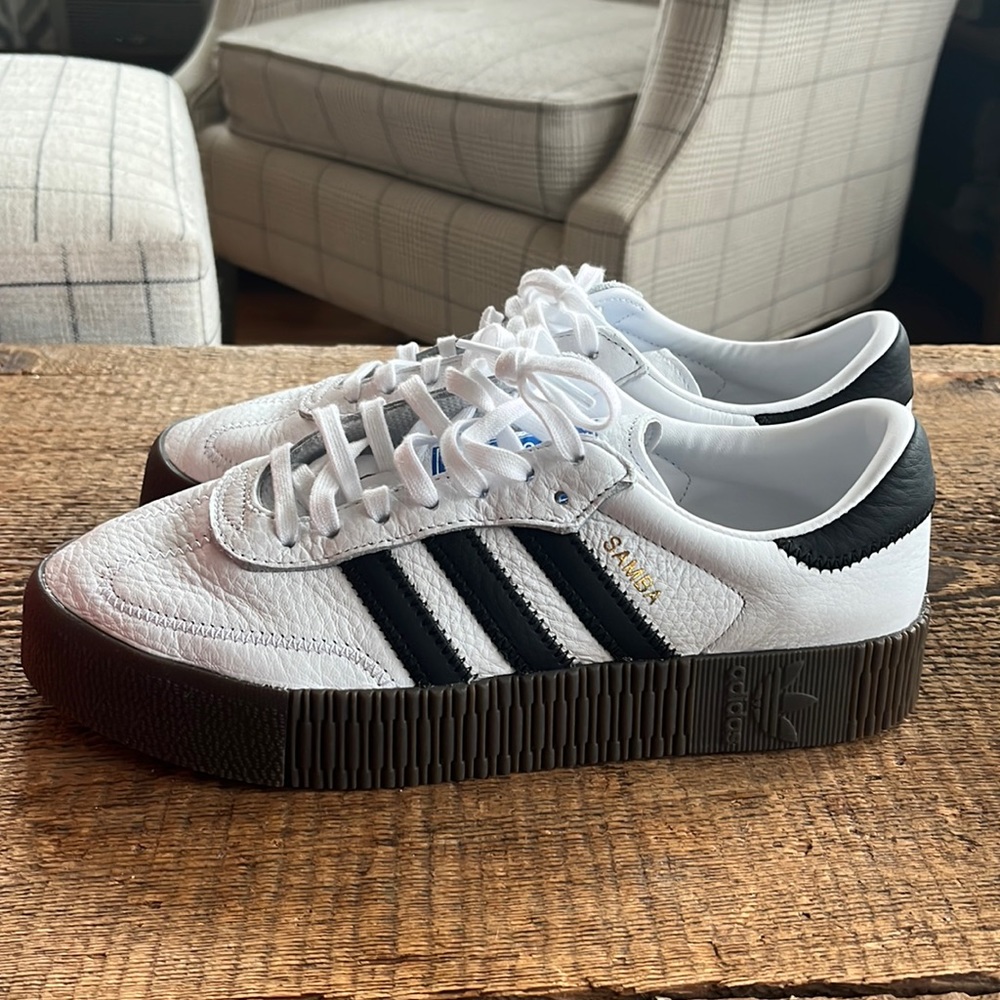 Adidas Sambarose White Black Gum